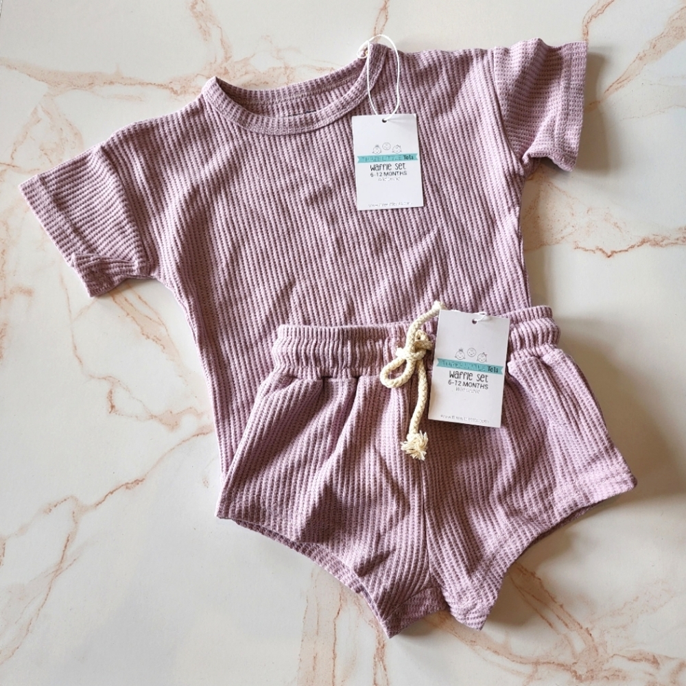 Three Little Tots Waffle Clothing Sets